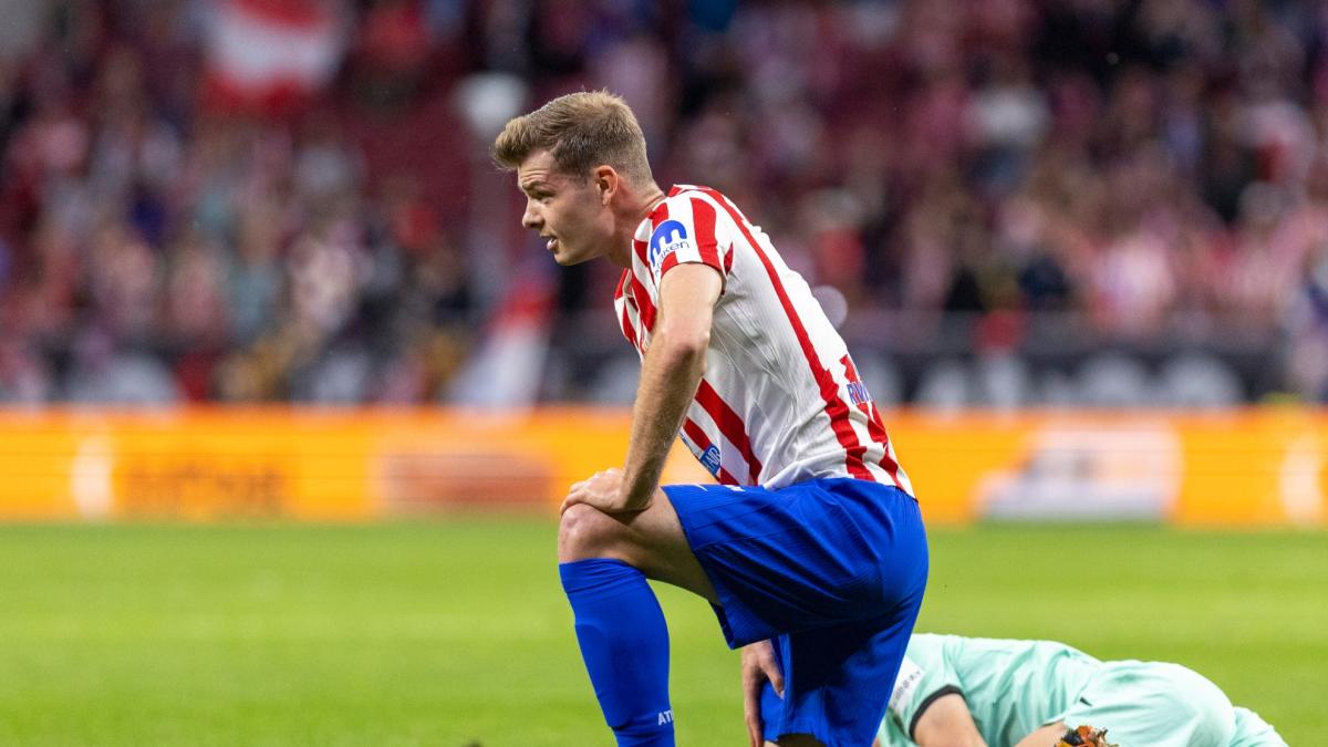 Unas molestias en los isquios dejaron a Sorloth fuera de combate