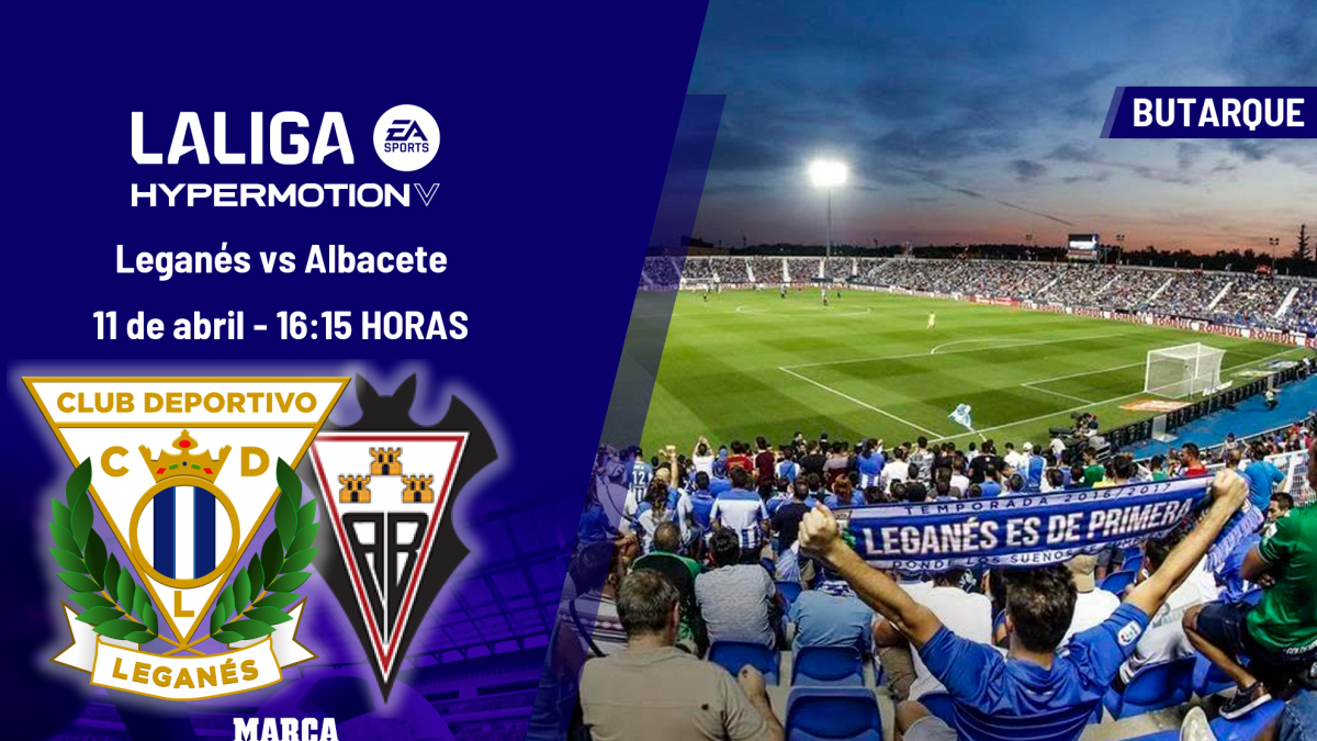Dónde ver hoy en TV el Leganés - Albacete de LaLiga Hypermotion: horario y canal del partido