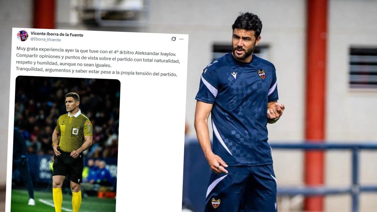 Iborra elogia al cuarto árbitro tras el Levante-Getafe: “Respeto y humildad, pese a la tensión del partido”