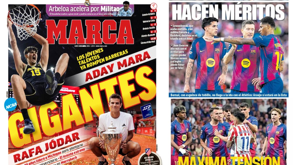 Las portadas del día: gigantes, hacen méritos...