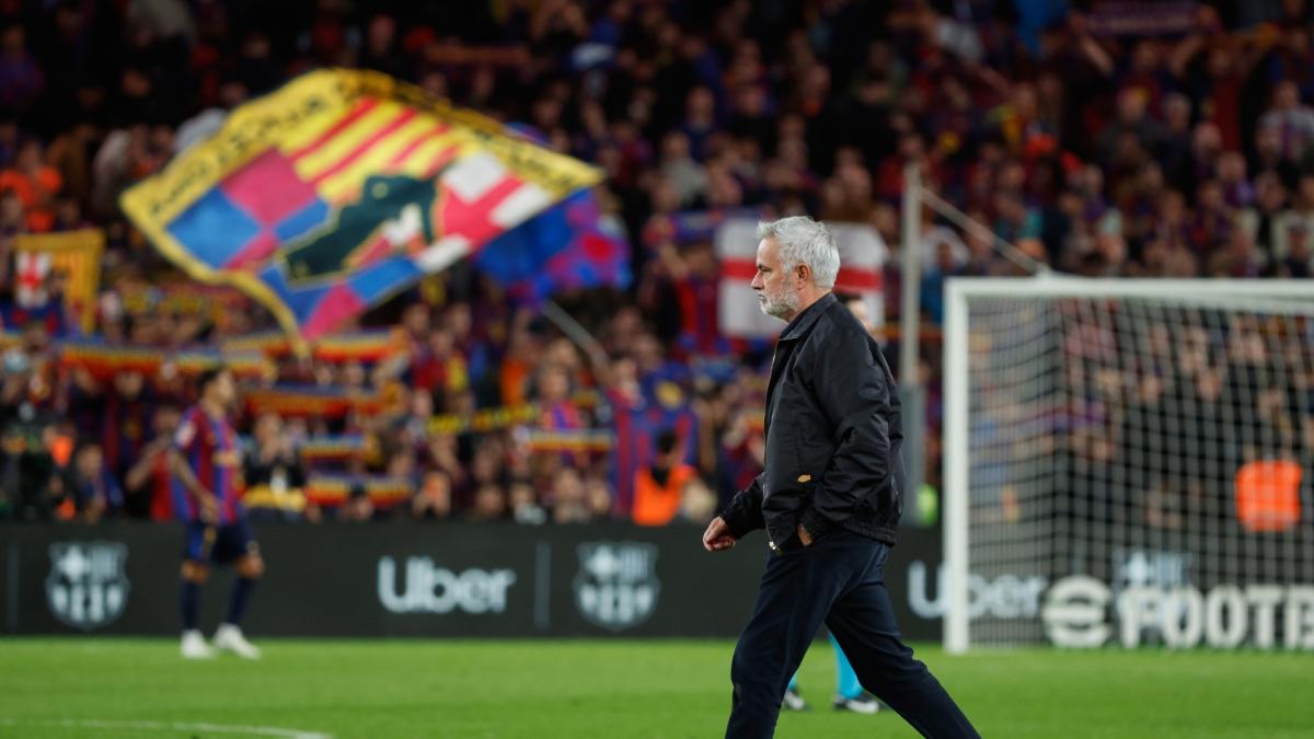 Mourinho, el terror del Camp Nou