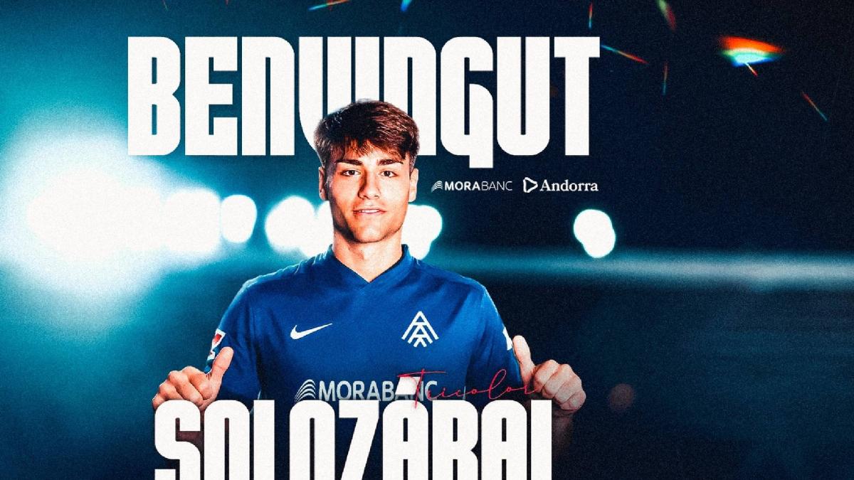 Hugo Solozábal, primer fichaje del Andorra