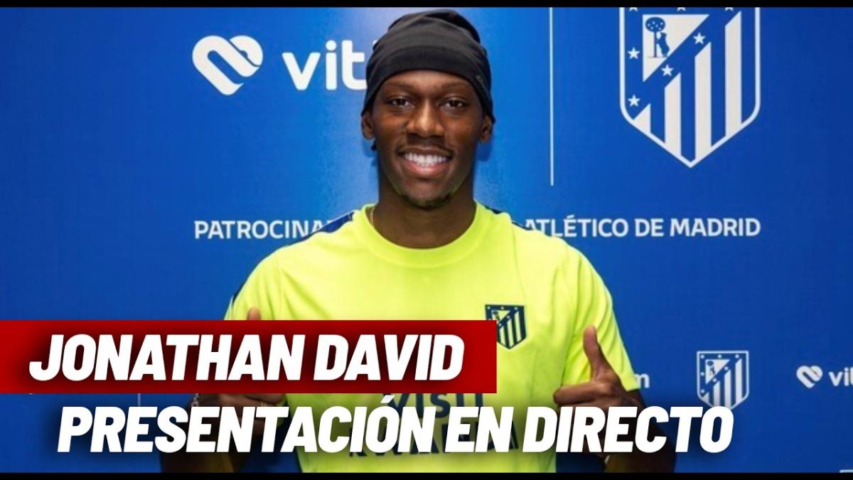 Presentación de Jonathan David, en directo