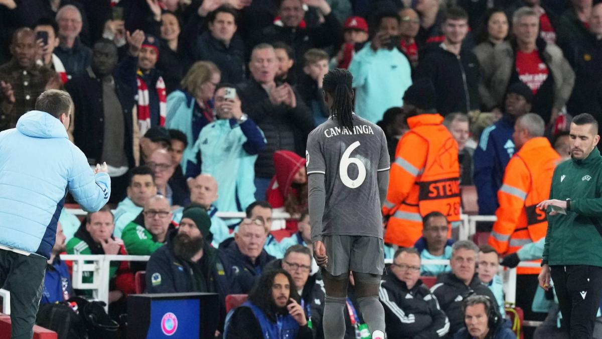 Reincidente Camavinga: el año pasado le expulsaron ante el Arsenal... ¡por lo mismo!