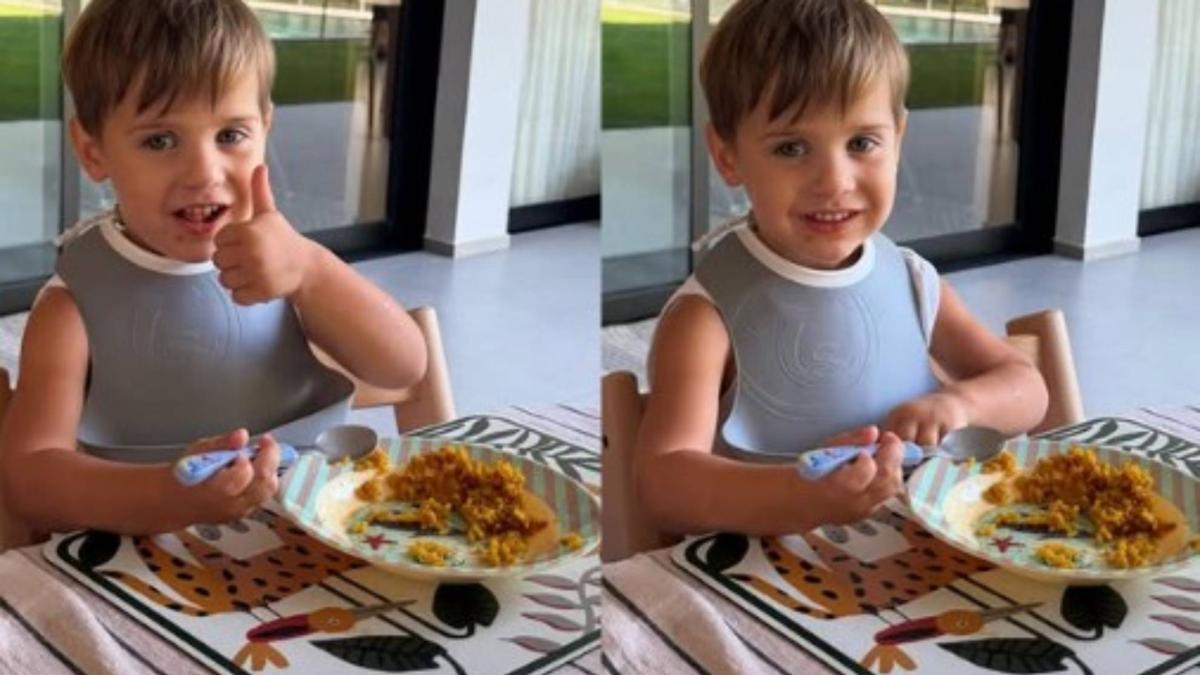 El hijo de Saúl sale del hospital: "Mi pequeño os da las gracias"