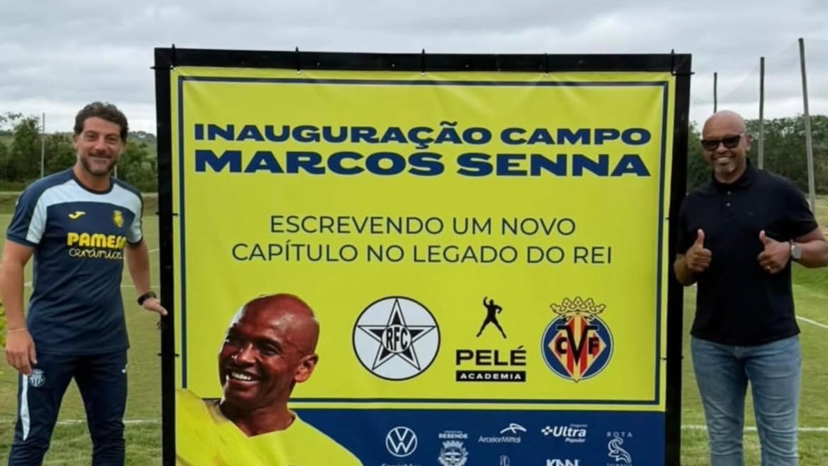 Marcos Senna ya tiene “su” campo de fútbol en Brasil