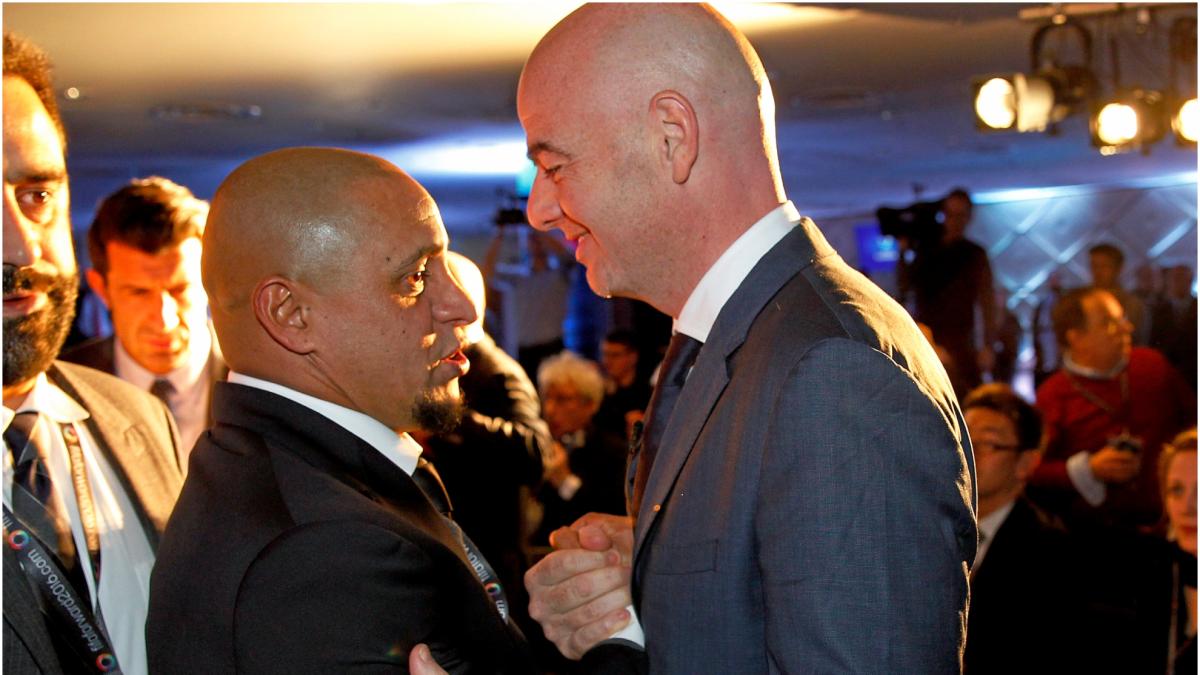 Cafú, Zanetti y Roberto Carlos muestran su apoyo a Infantino