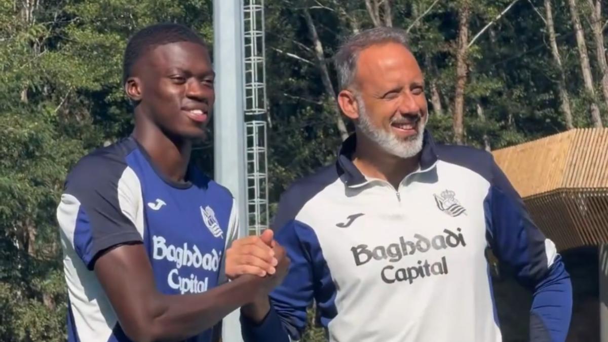 Sarr: “Estoy muy feliz de estar aquí y con muchas ganas de empezar, ¡aupa Real!”