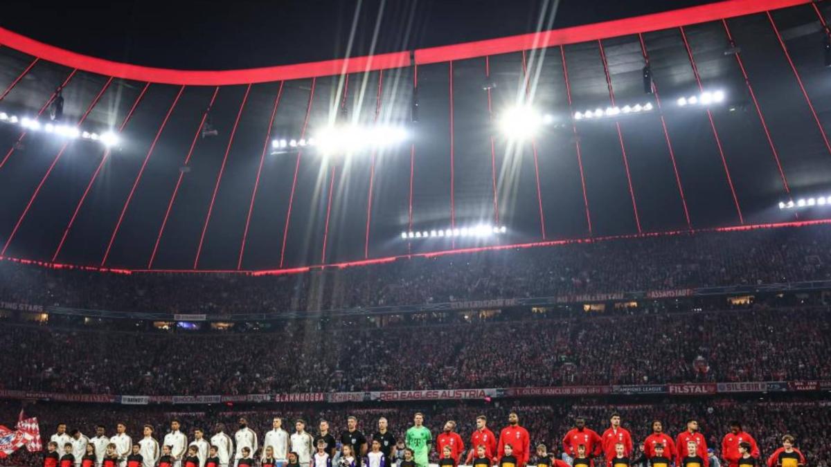 Minuto de silencio por Santamaría en el Allianz y el enfado de Mbappé