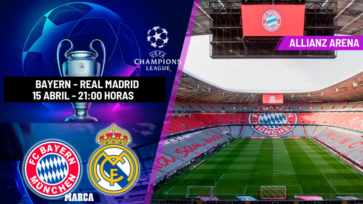 Alinaciones probables del Bayern-Real Madrid