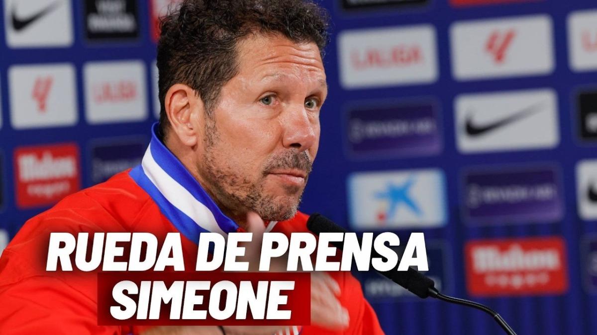 Rueda de prensa de Simeone y Hancko, en directo | Última hora del Atlético - Manchester United en Champions