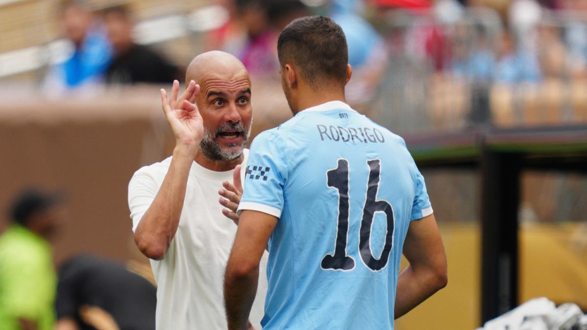 Guardiola vuelve a sembrar el misterio con la lesión de Rodri y evita hablar de plazos para su vuelta