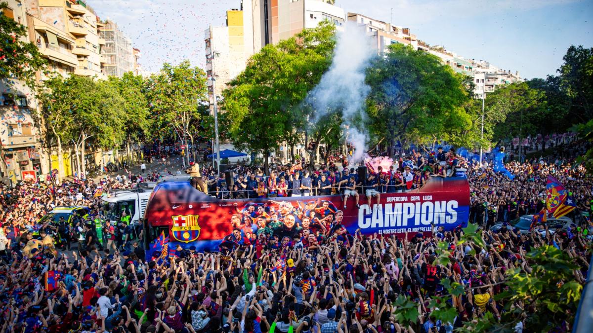 La rúa del Barça será justo después del alirón