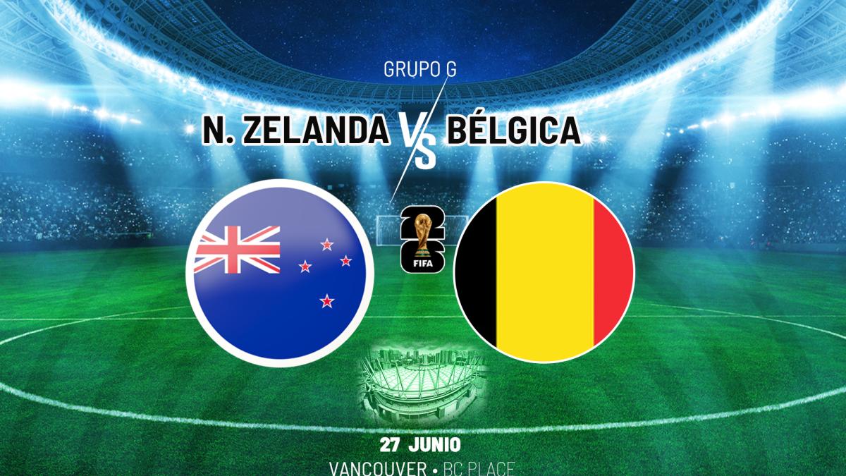 Nueva Zelanda - Bélgica en directo | Última hora del Mundial en vivo hoy