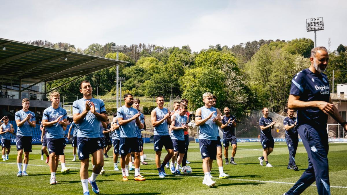 La Real recibe mañana al Getafe sin Sergio Gómez y Guedes, con Zakharyan de vuelta