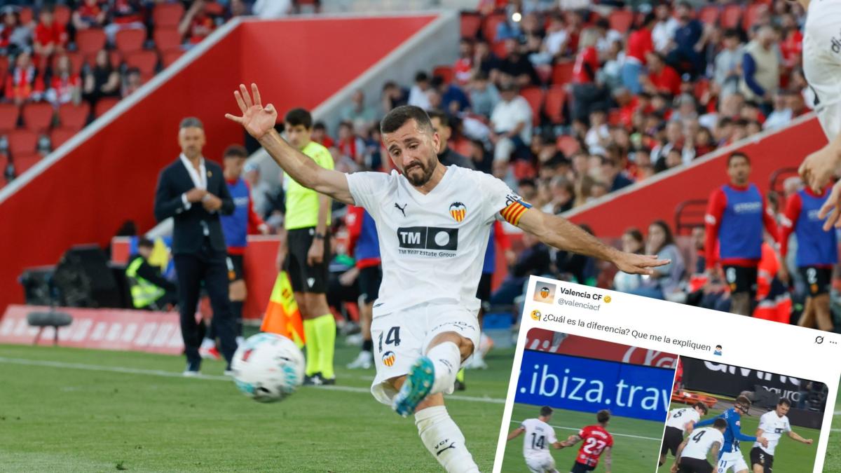 El Valencia pide explicaciones por un penalti no pitado a Gayá: “¿Cuál es la diferencia?”