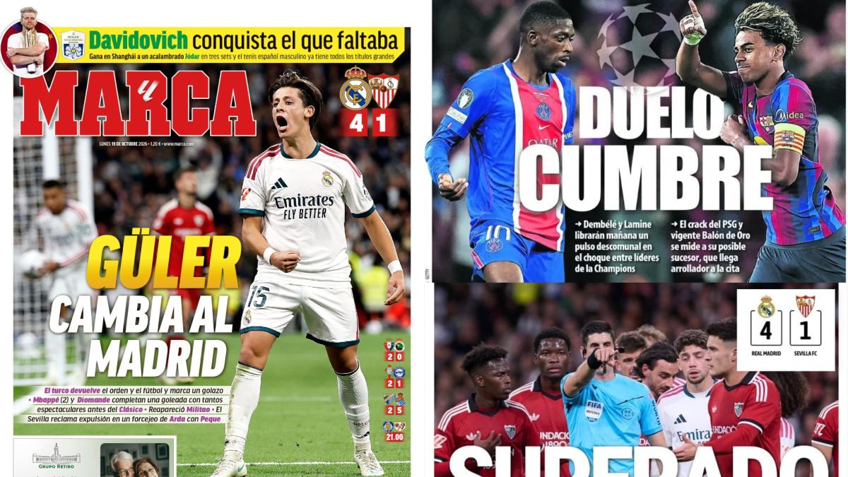 Las portadas del día: Güler cambia al Madrid