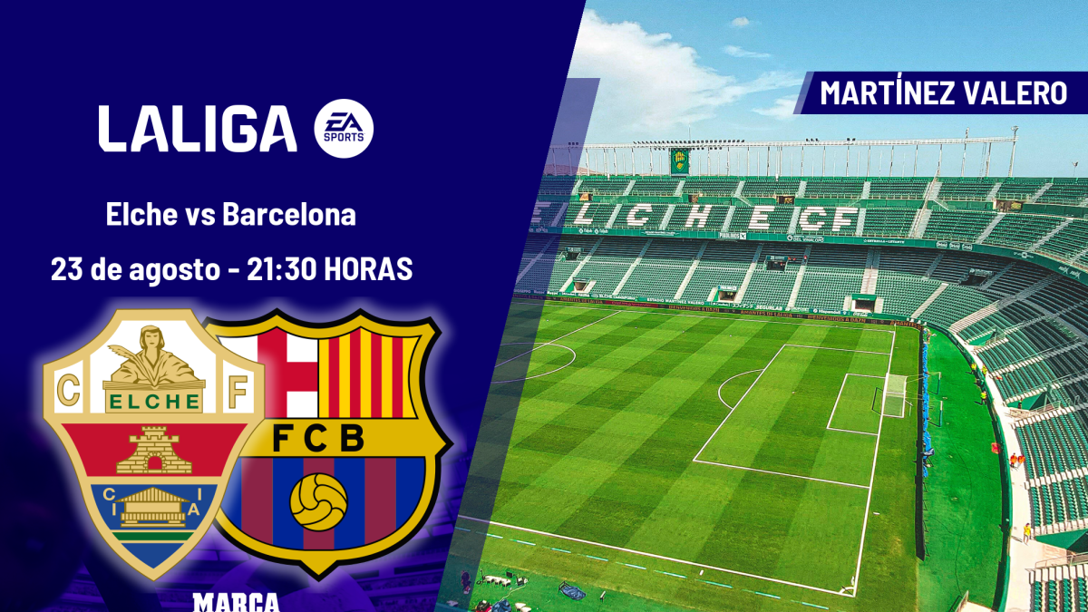 Elche - Barcelona: horario y dónde ver hoy en TV el partido de LALIGA EA Sports