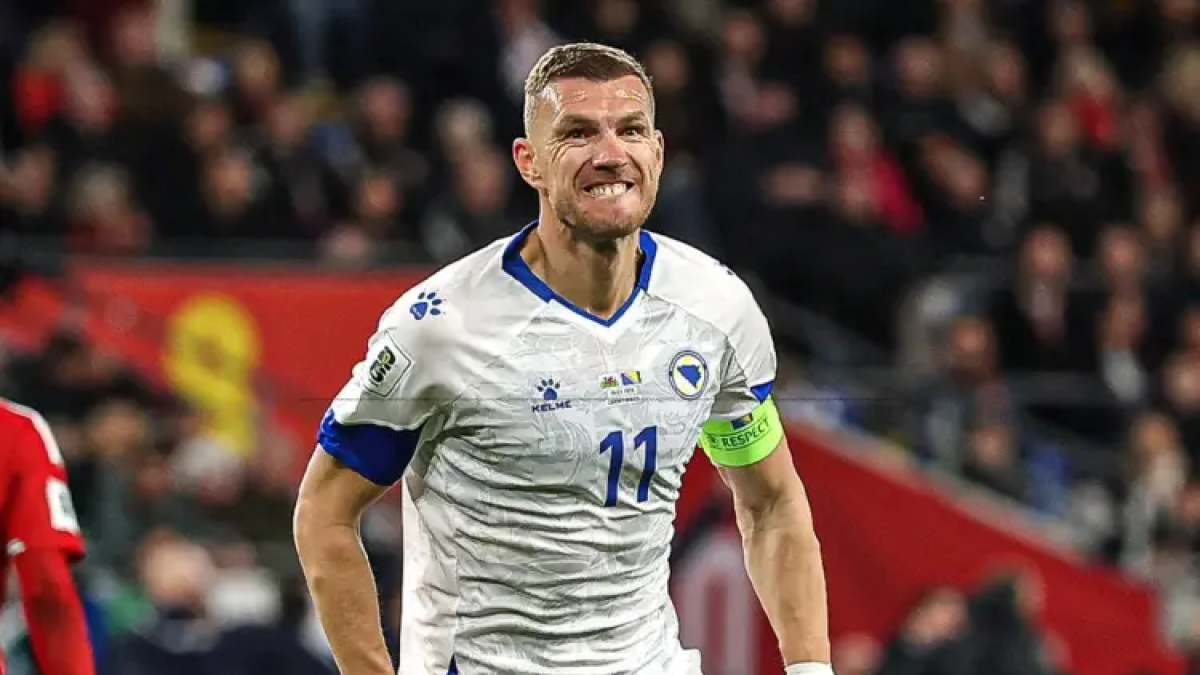 Edin Džeko lidera la lista definitiva de 26 jugadores de Bosnia y Herzegovina para el Mundial