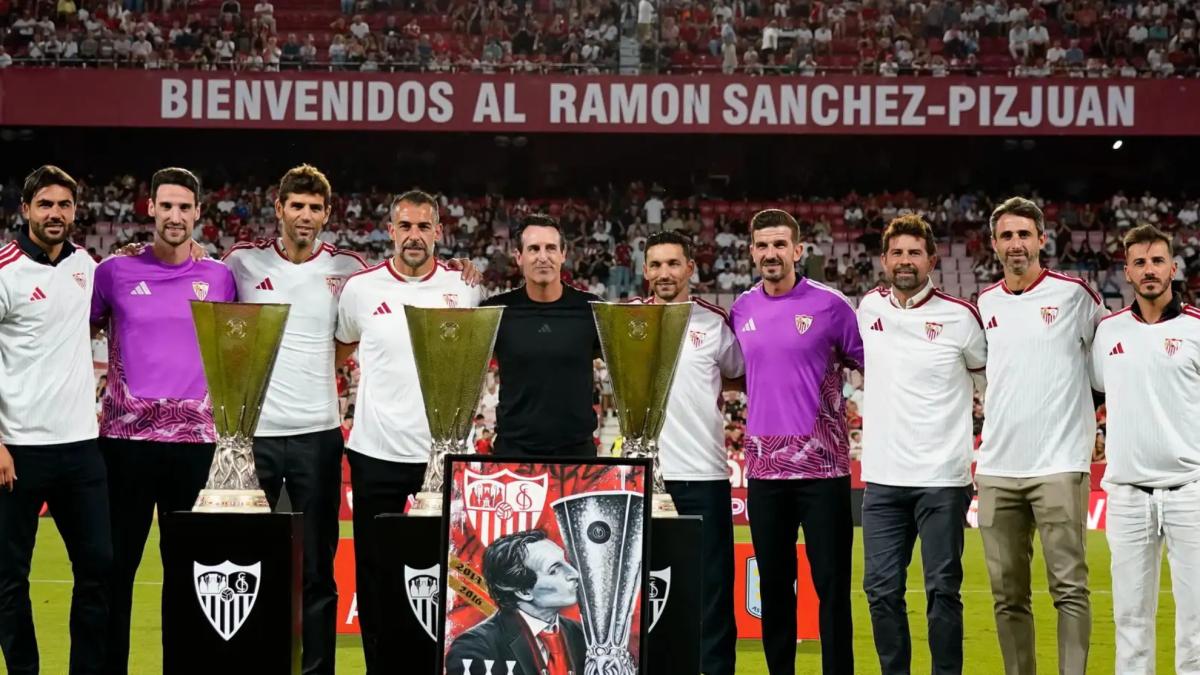 El Sevilla se rinde a Unai Emery en la previa del XV Trofeo Antonio Puerta