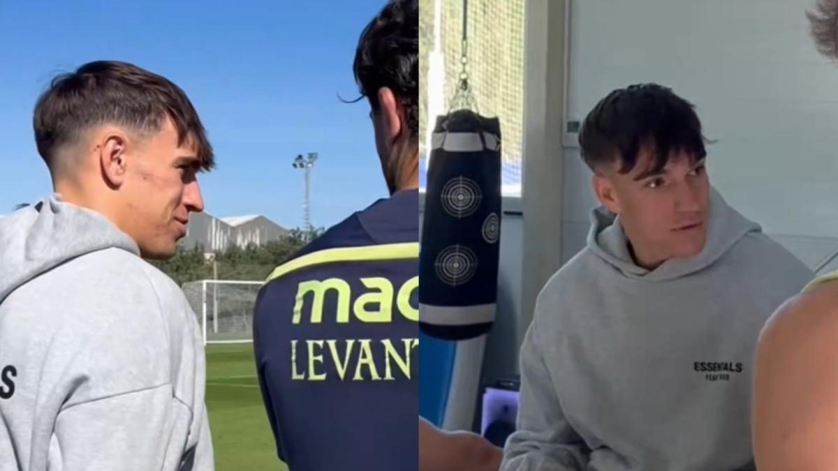 Carlos Espí visita a "su" Levante