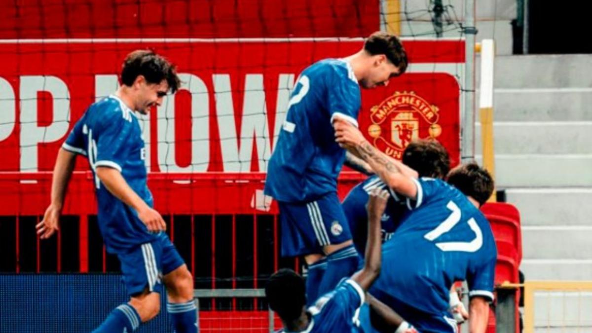 Hazaña del Castilla en Old Trafford
