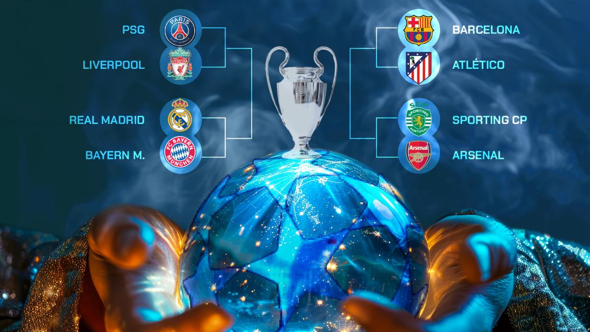 La ‘fuerza’ decide los cuartos de Champions: así predice el modelo Elo quién pasará a semifinales