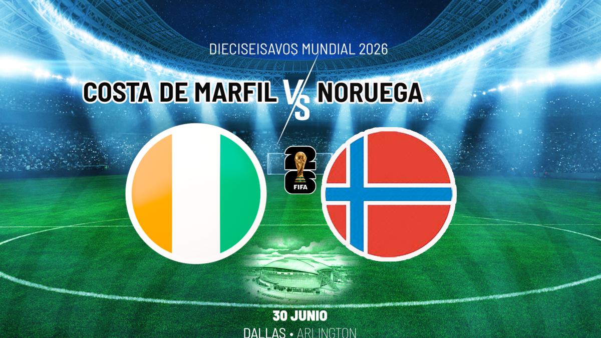 Costa de Marfil - Noruega, en directo | Dieciseisavos del Mundial hoy en vivo