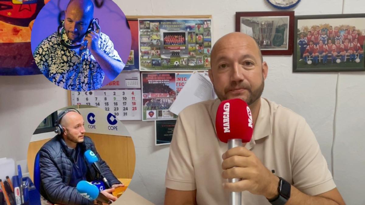 Presidente, locutor de radio y DJ que quiere hacer 'bailar' al Málaga en Copa del Rey: "Estoy aquí por amor al arte"
