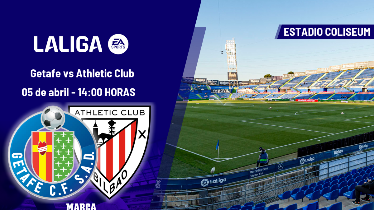 Getafe - Athletic Club: horario, dónde ver en TV y canal del partido de LaLiga EA Sports