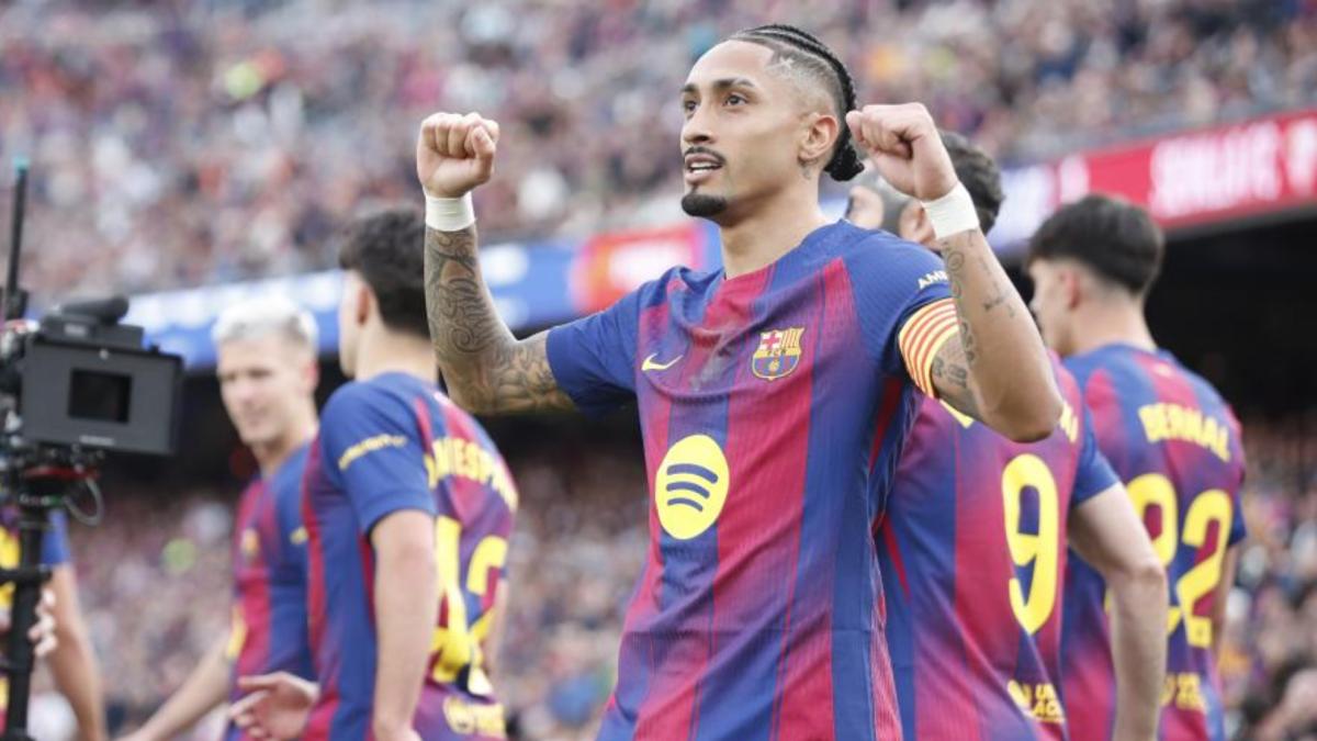 Raphinha ya está en Barcelona