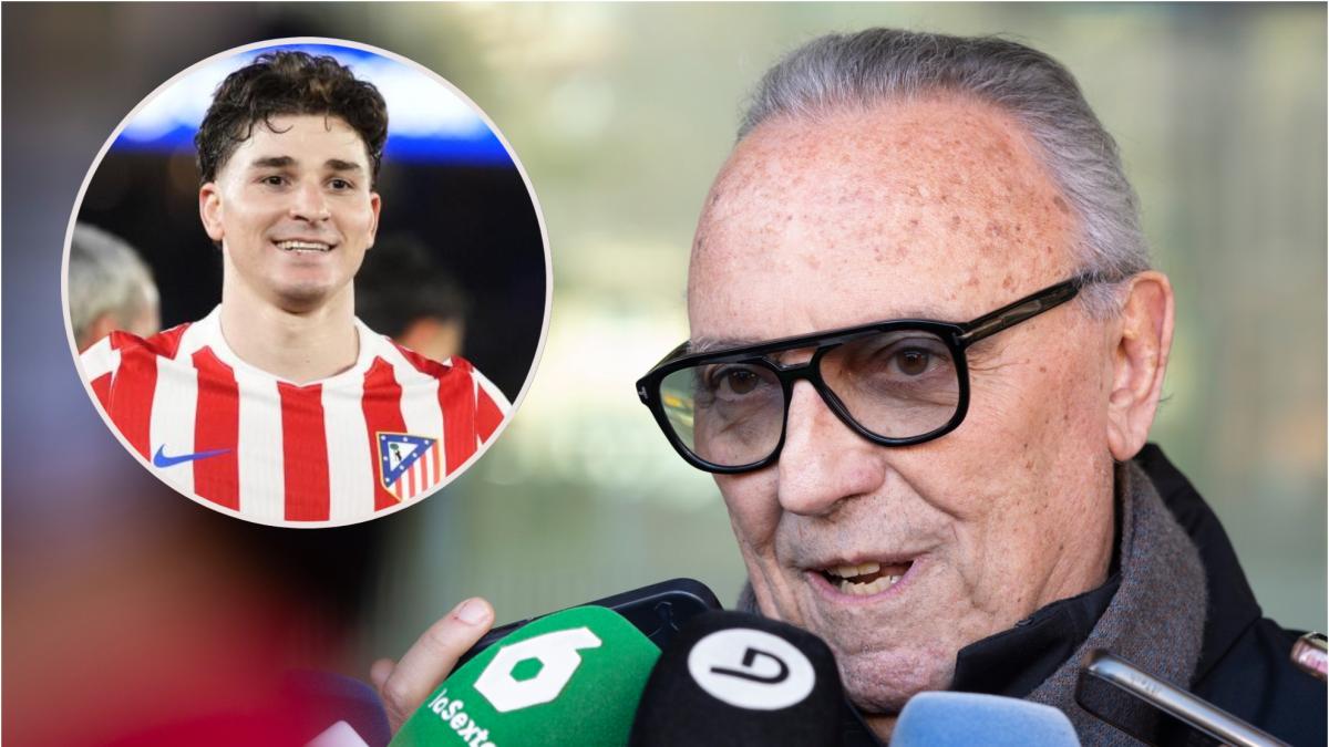 Gaspart a Cerezo sobre Julián Alvarez: "Habéis disfrutado de un jugador que será nuestro"