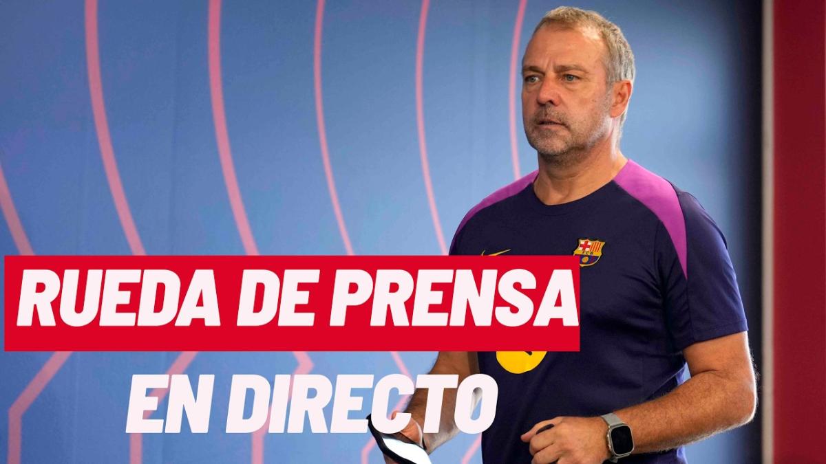 Rueda de prensa de Flick, en directo | Última hora del partido de LaLiga entre el Barça y el Athletic