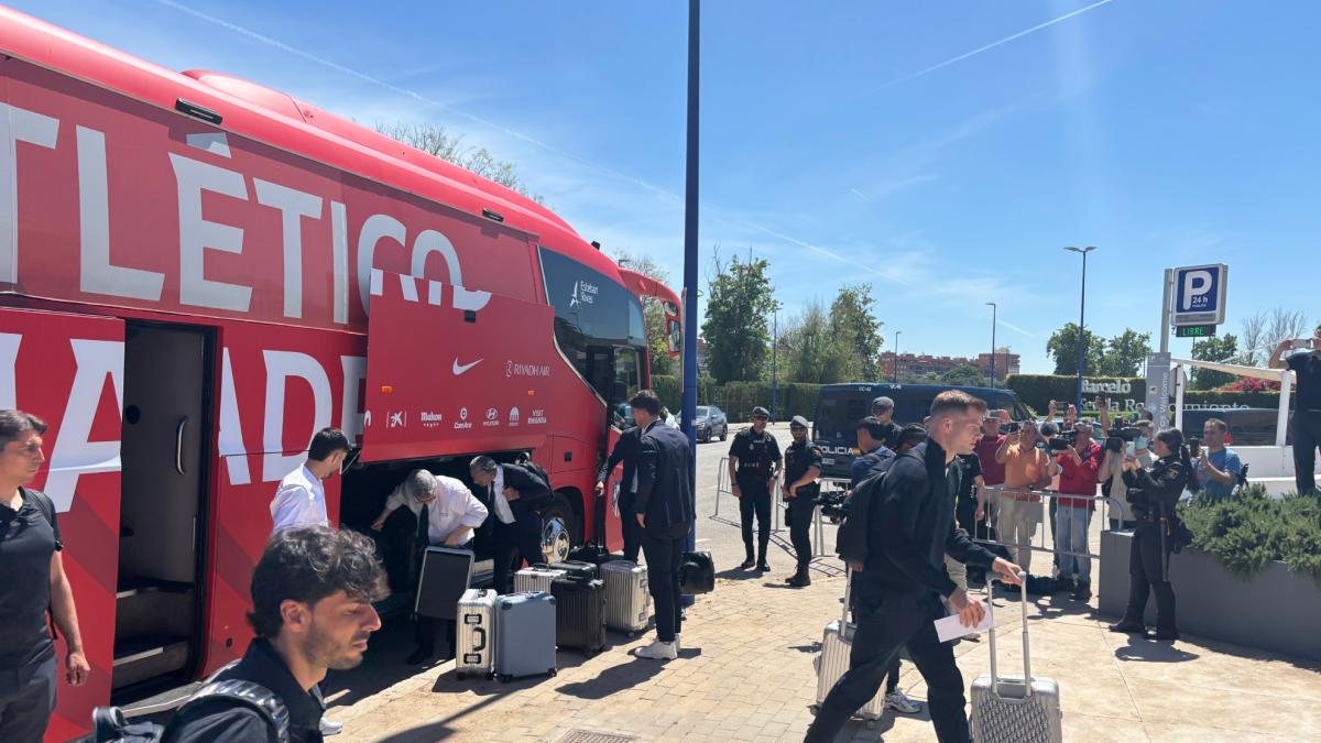 El Atlético ya descansa en Sevilla pensando en la gran final