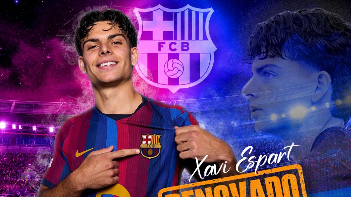 Oficial: Xavi Espart renueva con el Barça