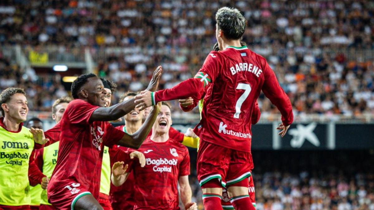 'Barrene', golazo como un triple ganador