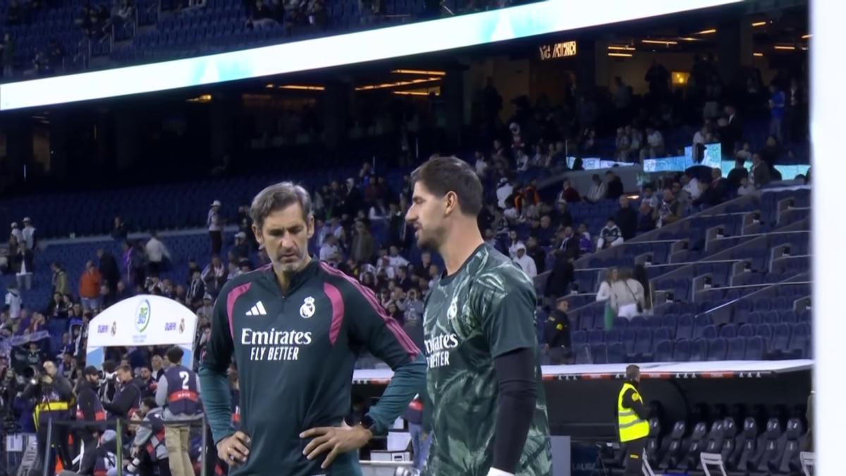 Diego López se estrena como entrenador de Courtois
