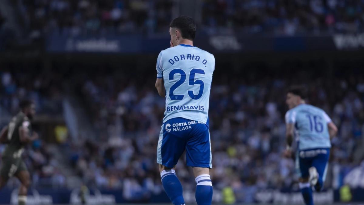 Dorrio, otra baja hasta el final de temporada para el Málaga
