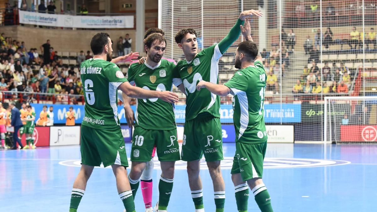 Movistar Inter gana Jaén Paraíso Interior y le salen las cuentas