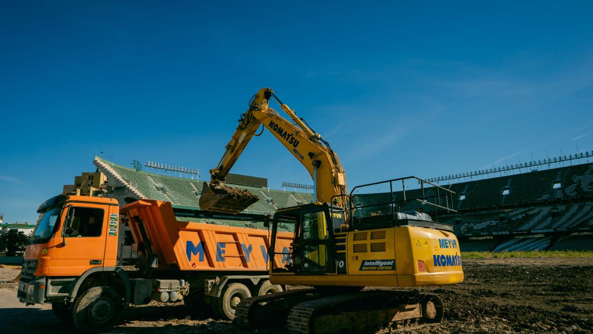 Comienza la primera fase de las obras de construcción del nuevo estadio Benito Villamarín