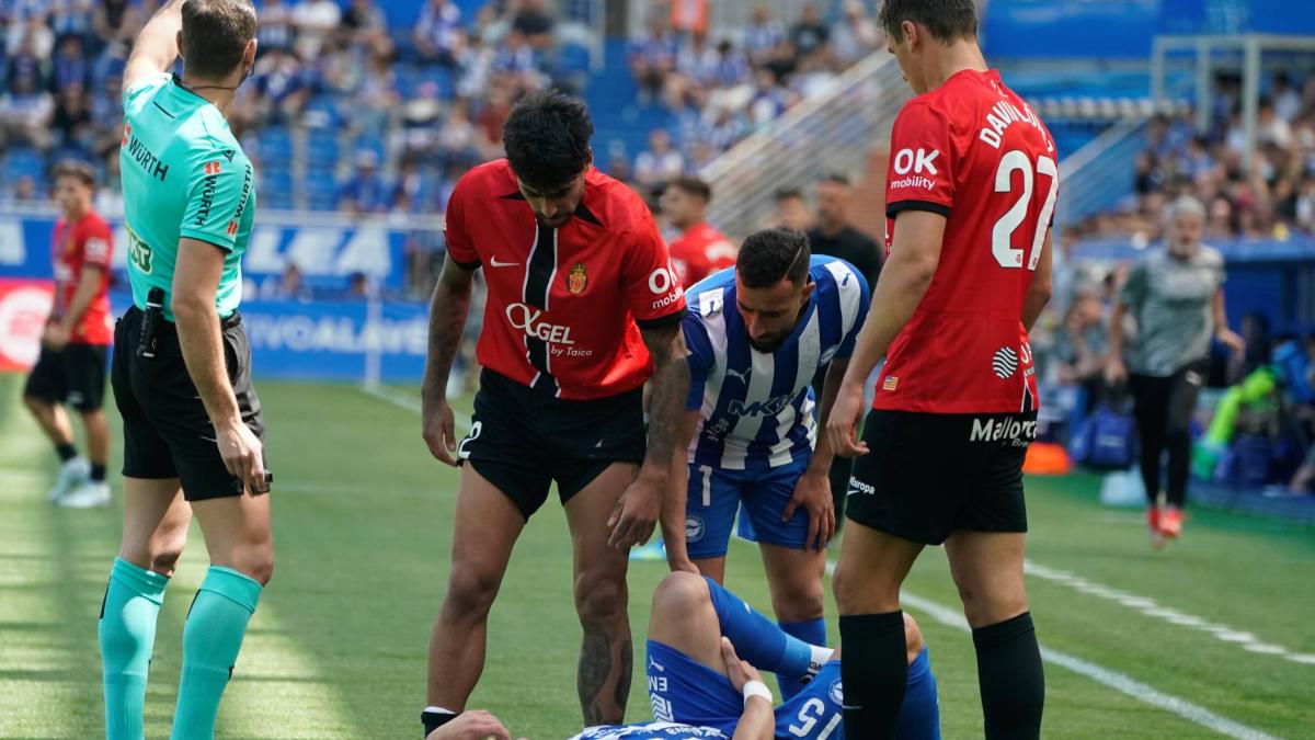 Boyé sufre una rotura de fibras y es duda para acabar la temporada