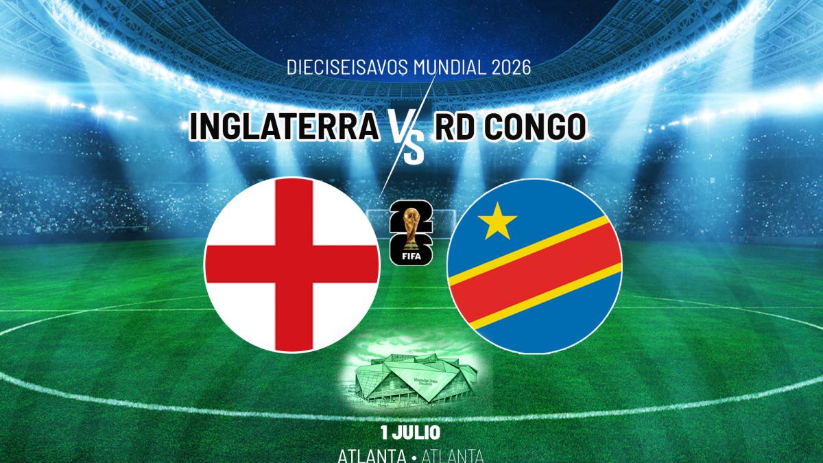 Pronóstico del Inglaterra - RD Congo en el Mundial: probabilidades, favorito y quién ganará el partido según el modelo MARCA