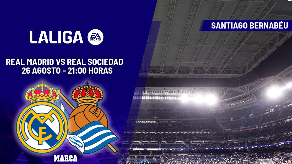 Alineación probable de Real Madrid y Real Sociedad en el partido de LaLiga EA Sports