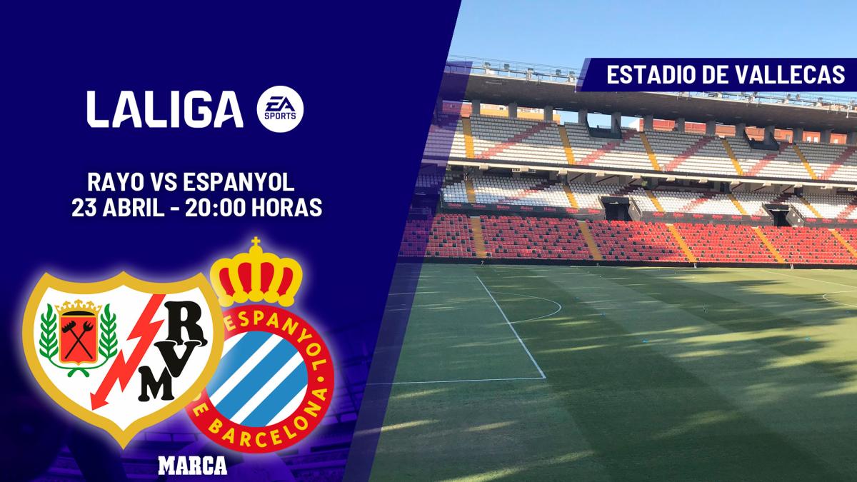 Rayo Vallecano - Espanyol: horario, dónde ver en TV y canal del partido de LaLiga