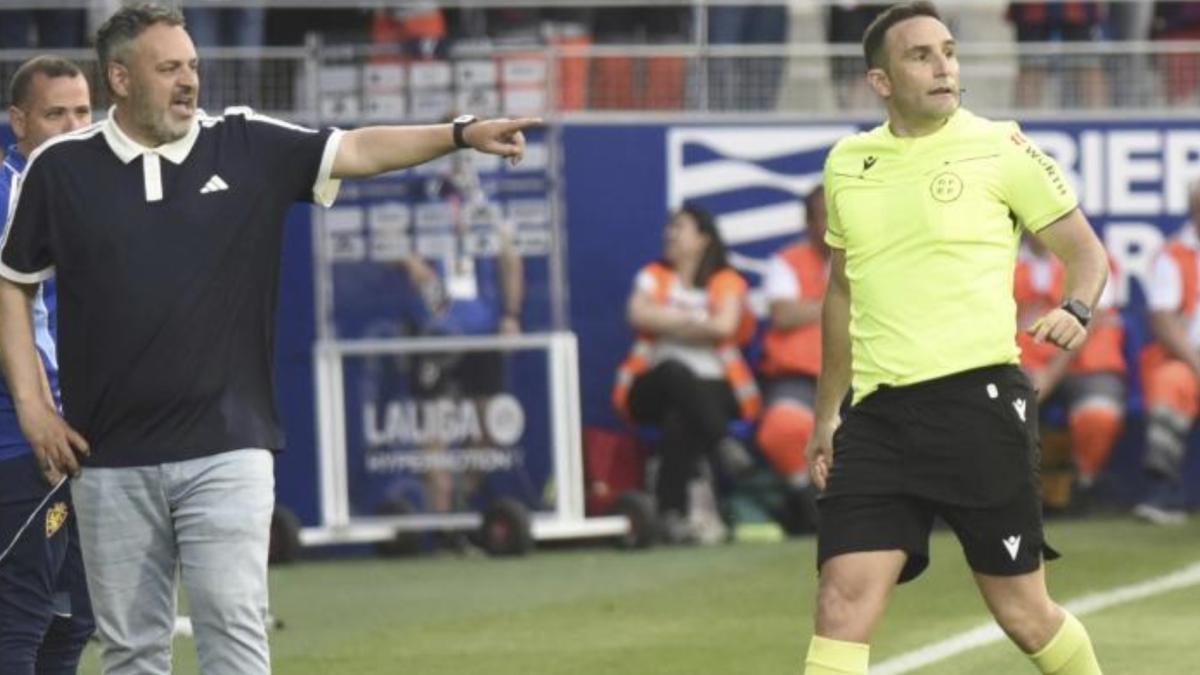 El Zaragoza se queja del arbitraje sufrido ante el Huesca