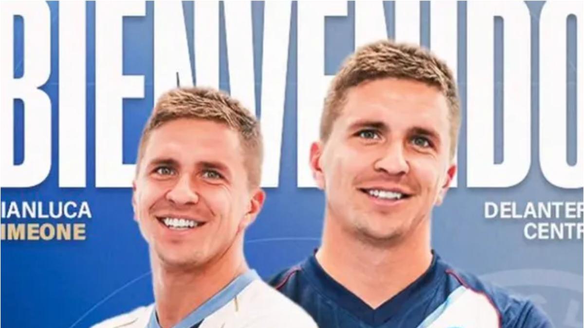 Gianluca Simeone regresa al fútbol con los hermanos de Julián Álvarez