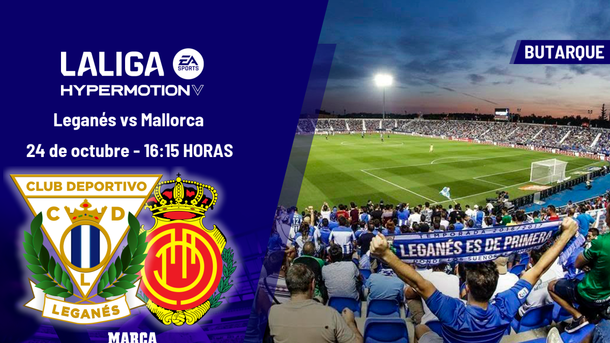 Leganés - Mallorca: horario, dónde ver en TV y canal del partido de LaLiga Hypermotion