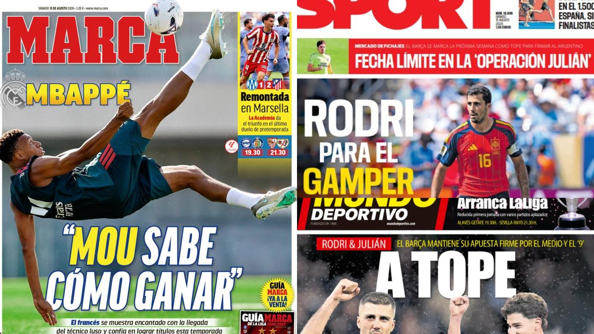 Las portadas del día