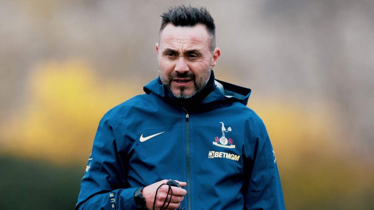 De Zerbi, un 'volcán' para un Tottenham en llamas: "No soy mejor que Thomas Frank o Igor Tudor"