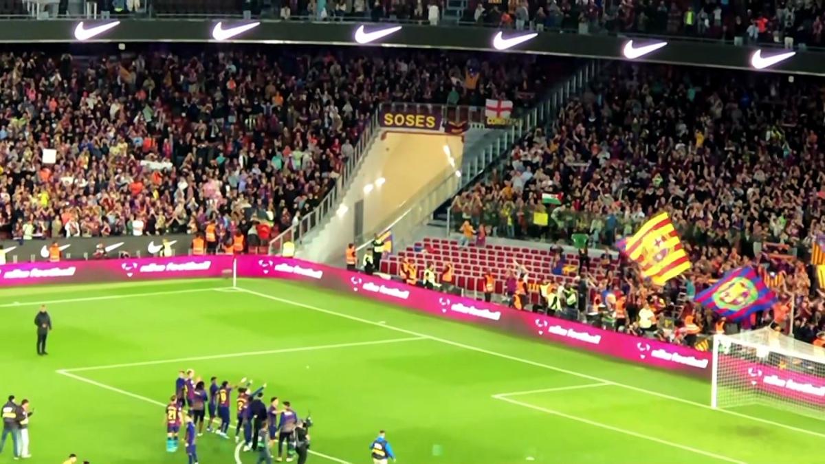 Los polémicos cánticos contra el Espanyol de los jugadores del Barça